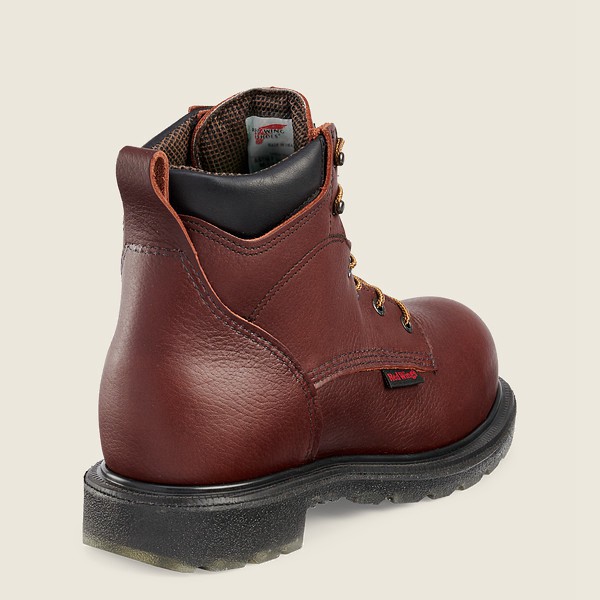 Red Wing Safety Boots Burgundy - Red Wing Mens Supersole® 2.0 - 6-inch Waterproof Csa Toe - VINRA-97